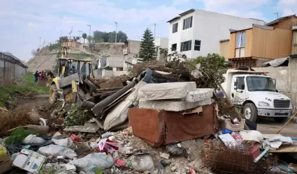 Recolecci�n de basura y escombro