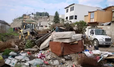 Recolecci�n de basura y escombro