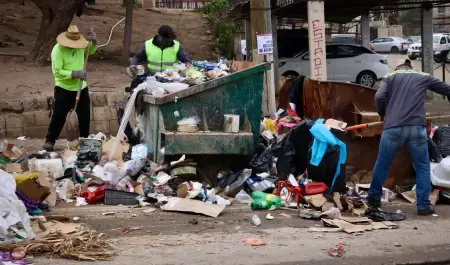 Recolecci�n de basura y escombro