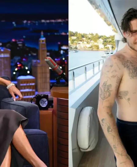 Victoria Beckham, Brooklyn Beckham, Nicola Peltz