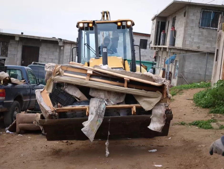 Recolección de toneladas de basura en distintas colonias