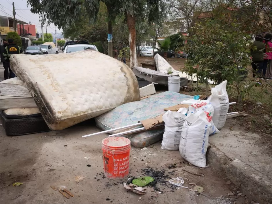 Recolección de toneladas de basura en distintas colonias