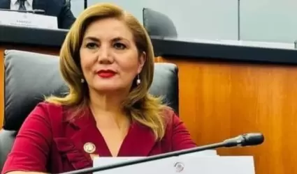 La presidenta municipal de San Quint�n, Miriam Cano N��ez