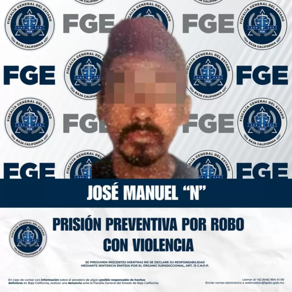 Vinculado a proceso para imputado de robo con violencia