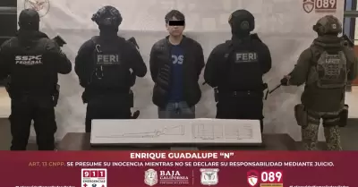 Detenido armado en Tijuana