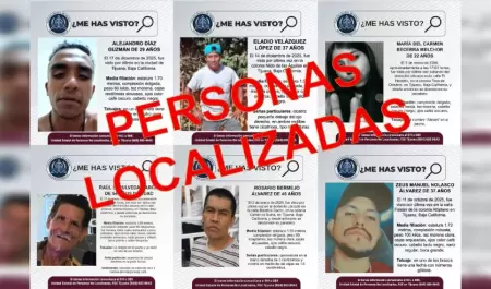 Localizan personas reportadas como desaparecidas