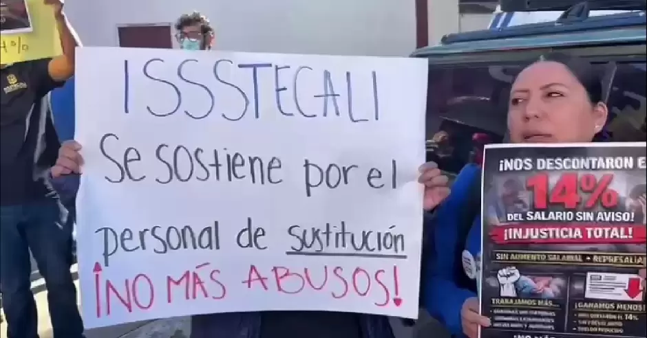 Trabajadores del Issstecali