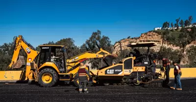 Trabajos de reencarpetado en el Nodo Independencia