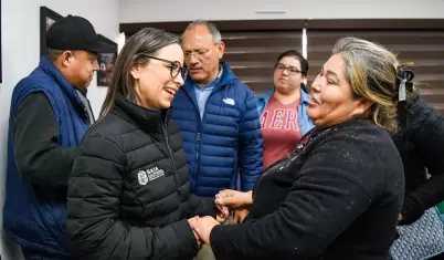 Dialoga directora de CESPT, M�nica Vega, con l�deres comunitarios para fortalece