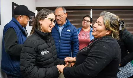 Dialoga directora de CESPT, M�nica Vega, con l�deres comunitarios para fortalece