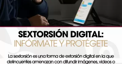 Alertan sobre la extorsi�n en redes sociales