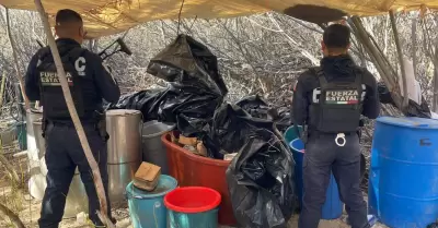 Localizan laboratorio clandestino en Ensenada