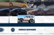 Fiscal�a recupera 9 veh�culos robados en Tijuana