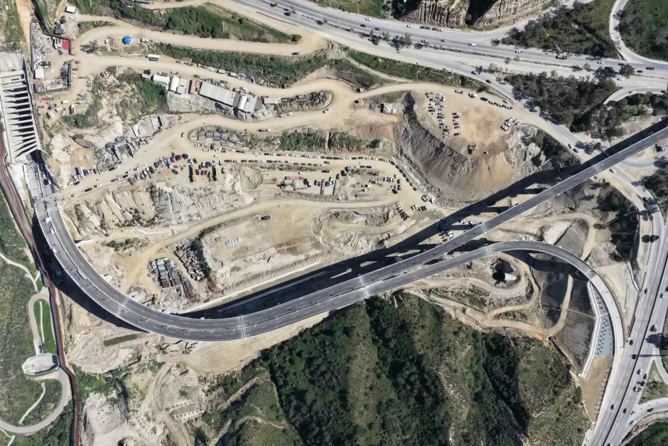 Inauguración de la primera etapa del viaducto elevado de Tijuana