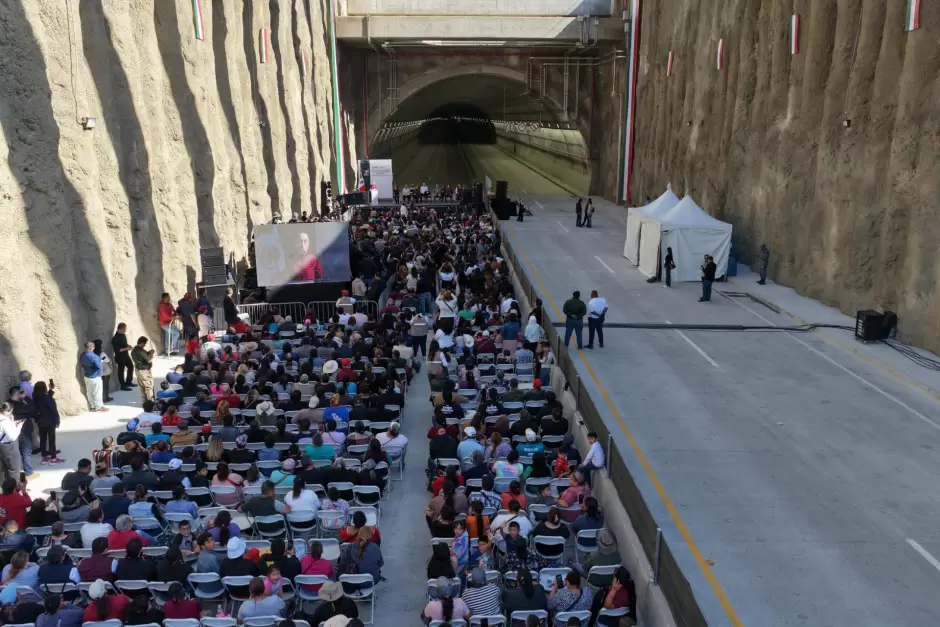 Inauguración de la primera etapa del viaducto elevado de Tijuana
