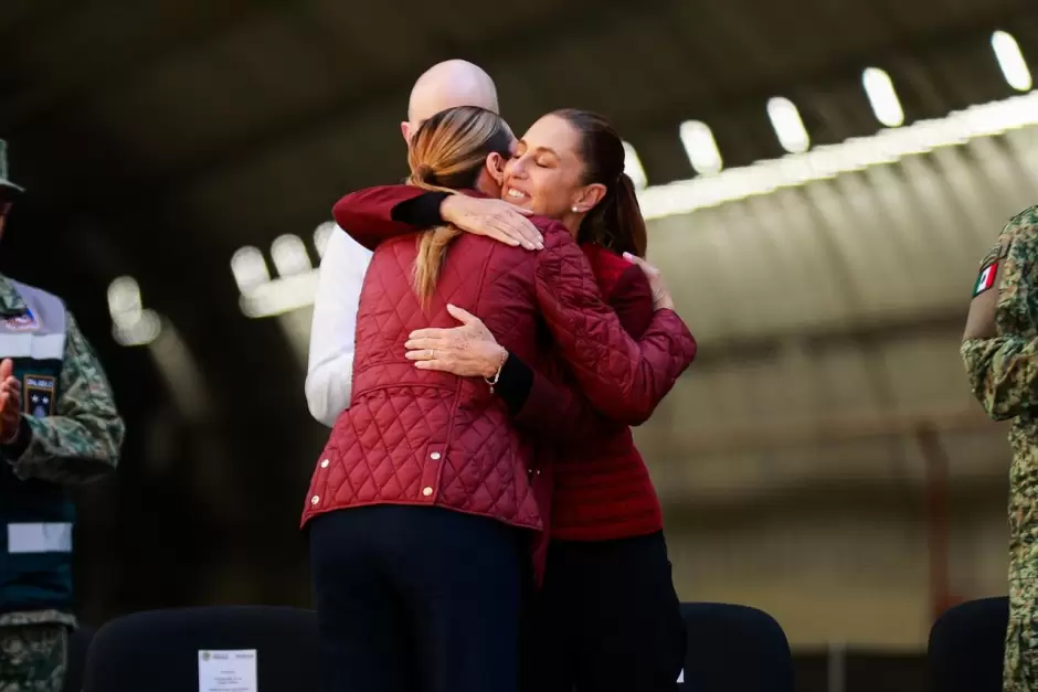 Inauguran Claudia Sheinbaum y Marina del Pilar primer tramo del Viaducto Elevado y la Universidad Rosario Castellanos