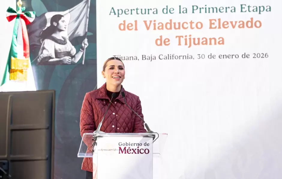 Inauguración del Viaducto Elevado y la Universidad Rosario Castellanos