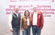 Sostiene Agricultura di�logo con sector vitivin�cola y hortofrut�cola de Baja California