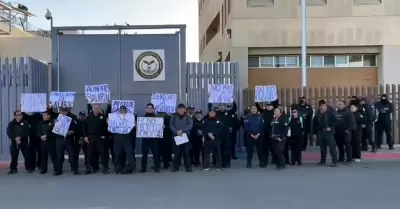 Manifestaci�n de custodios de "La Peni"