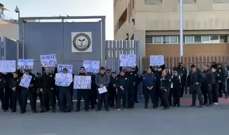 Manifestaci�n de custodios de "La Peni"