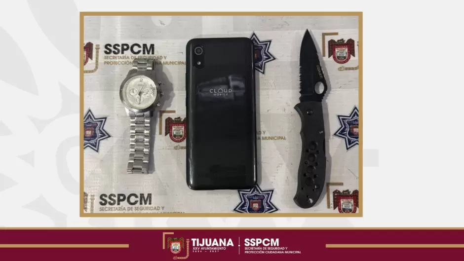 Presunto responsable de robo con violencia