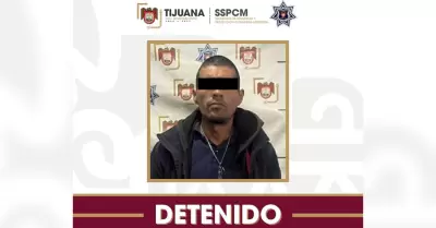 Presunto responsable de robo con violencia