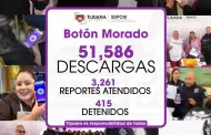 Supera Bot�n Morado las 51 mil descargas; herramienta clave para la protecci�n de las mujeres: SSPCM