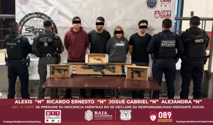 Desarticula FESC grupo delictivo en poder de armamento