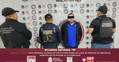 Captura FESC e Interpol en Mexicali a individuo buscado por delincuencia organiz