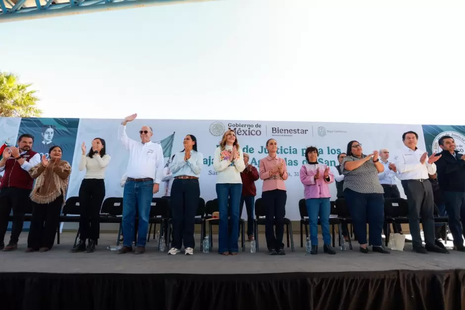 Celebra gobernadora Marina del Pilar el Plan de Justicia Integral para San Quint�n de la presidenta Claudia Sheinbaum Pardo