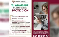 Alerta SSPCM Tijuana por incremento en robo de cuentas de WhatsApp mediante correos y enlaces falsos