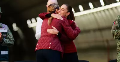 Marina del Pilar y Claudia Sheinbaum