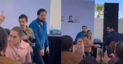 Sheinbaum llama la atenci�n a diputados de BC