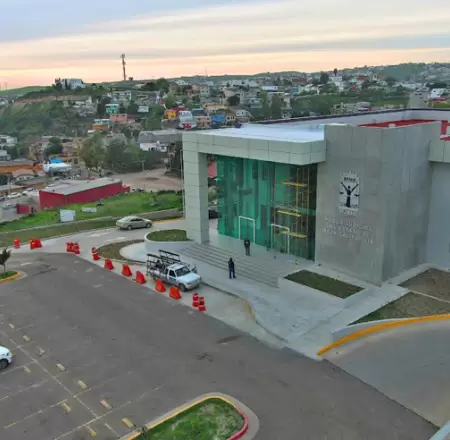 Edificio del Poder Judicial de BC en Rosarito