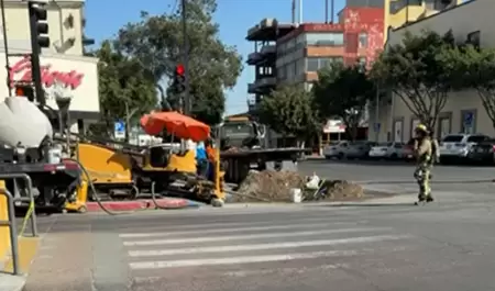 Fuga de gas en Zona Centro de Tijuana
