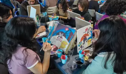 Noche de colores al estilo anim�