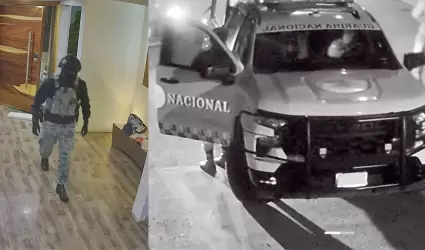 Irrupci�n violenta de presuntos elementos de la Guardia Nacional en una vivienda