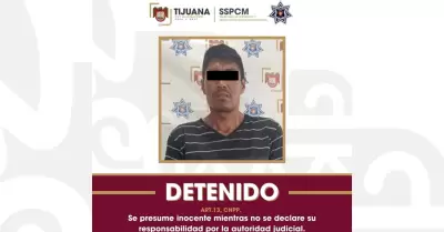 Presunto responsable de robo con violencia