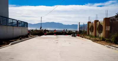 Obras de pavimentaci�n