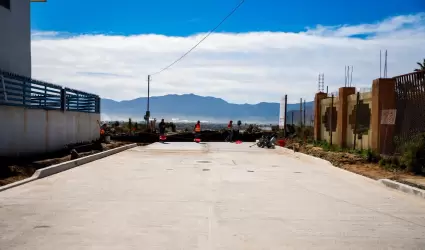 Obras de pavimentaci�n