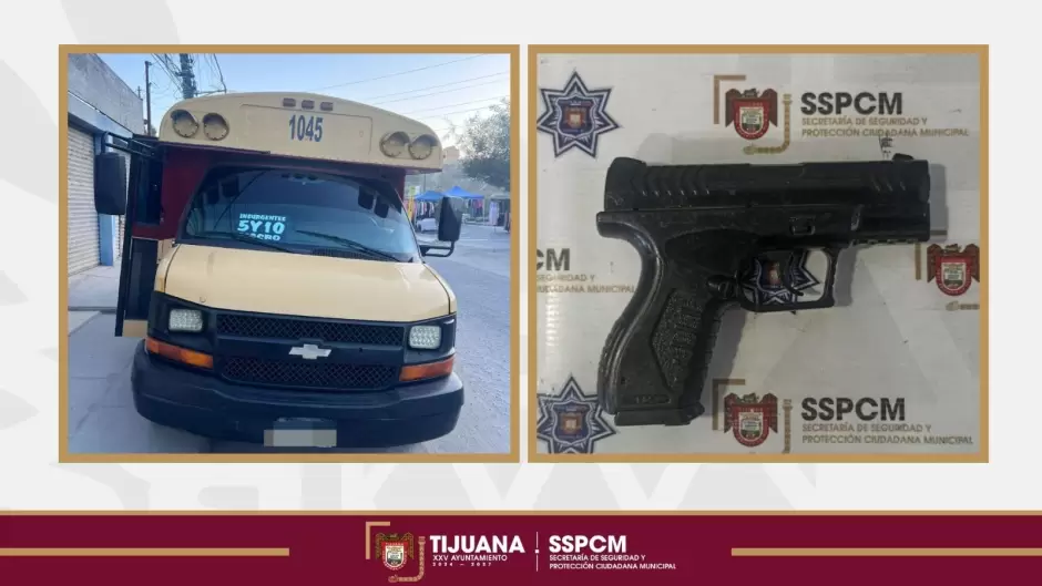 Detenido ppresunto responsable de robo con violencia a transporte p�blico