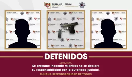 Aseguran arma de fuego a menor en secundaria de la colonia Campestre Mur�a