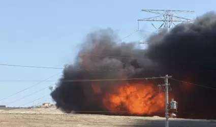 Explosi�n en ducto de Pemex en Rosarito