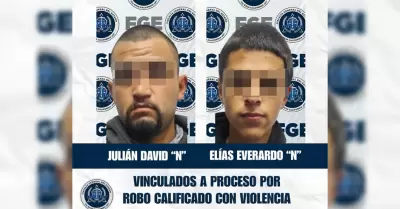 Vinculados a proceso por robo calificado