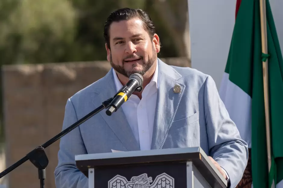 Preside Ismael Burgue�o Ruiz acto c�vico del Aniversario de la Promulgaci�n de las Constituciones de 1857 y 1917