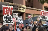 VIDEO: Exigen alto a operativos del ICE cerca de escuelas de San Diego