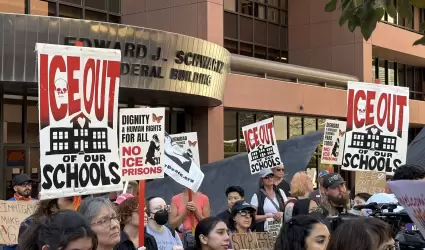 Exigen alto a operativos del ICE cerca de escuelas de San Diego
