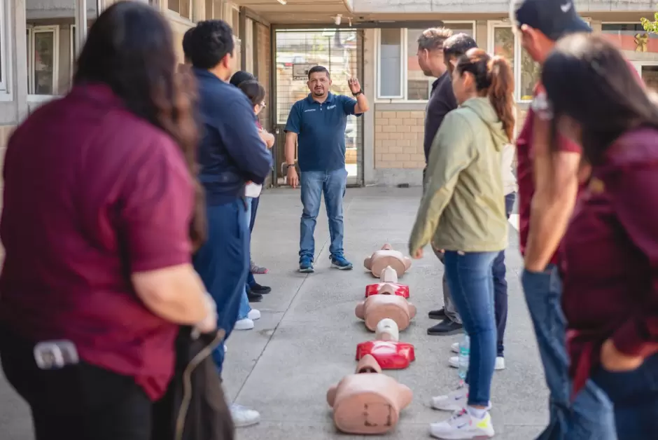 Capacitaci�n de primer respondiente en primeros auxilios