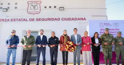 Fortalecen seguridad en La Rumorosa con nueva base operativa de la FESC