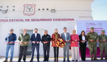 Fortalecen seguridad en La Rumorosa con nueva base operativa de la FESC